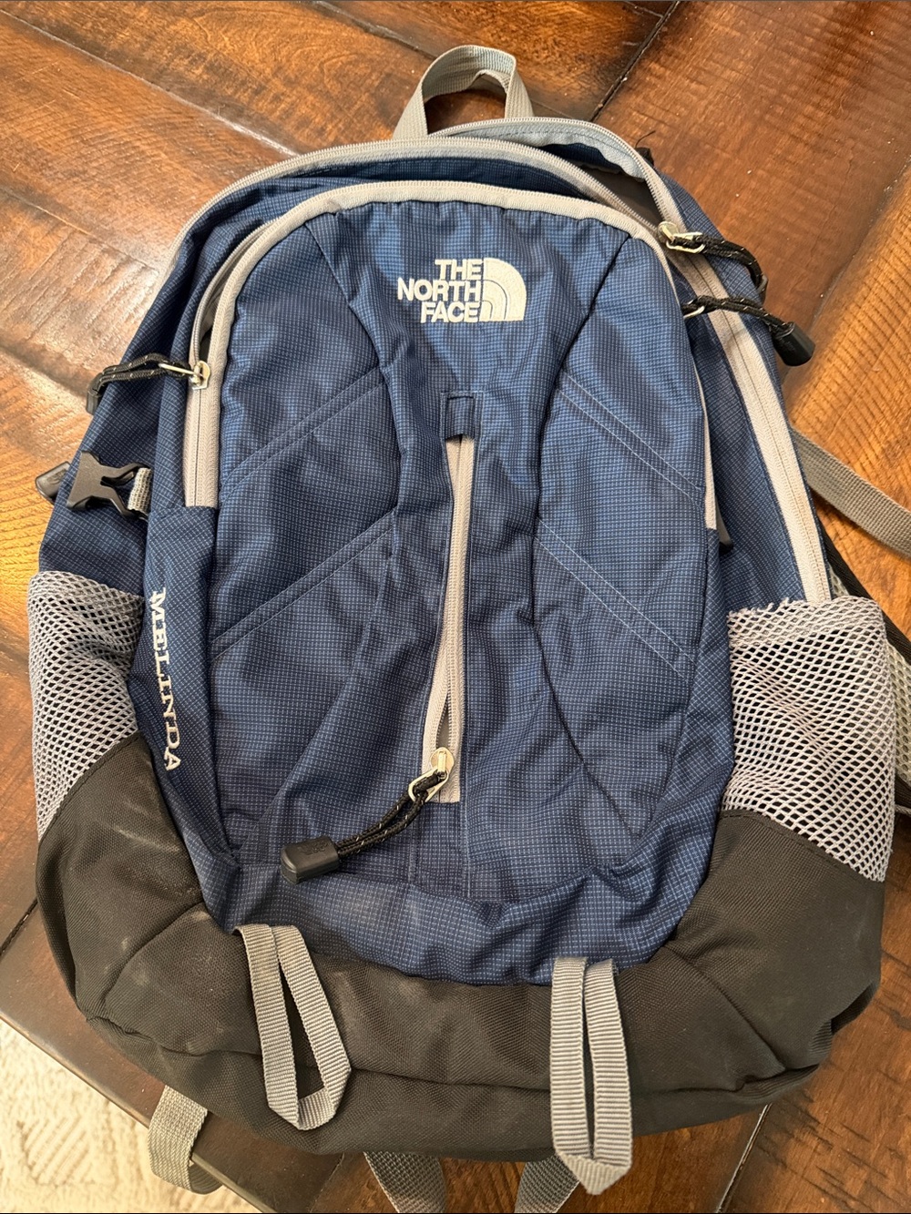 The North Face Navy Blue and Black Everyday Backpack